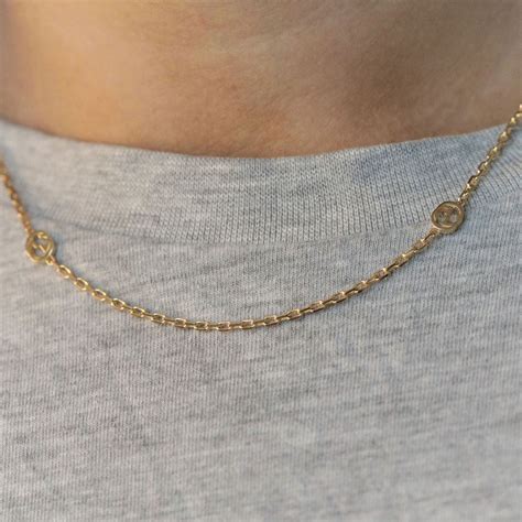 gucci 18ct necklace|gucci interlocking necklace.